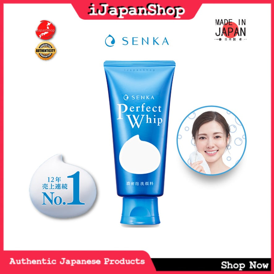 Senka Perfect Whip Beauty Foam Facial Wash Facial Cleanser Cleansing Foam120 grams