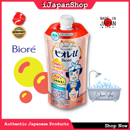 Kao Biore Japan Body Wash Body Soap Refill 340ml