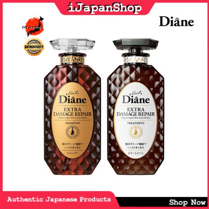 Moist Diane Perfect Beauty Sulfate Free Hair Shampoo and Conditioner Combo 450ml Series