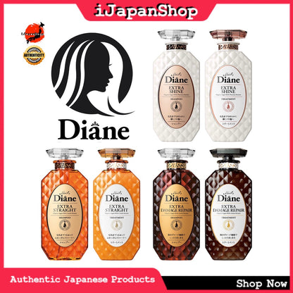 Moist Diane Perfect Beauty Sulfate Free Hair Shampoo and Conditioner Combo 450ml Series