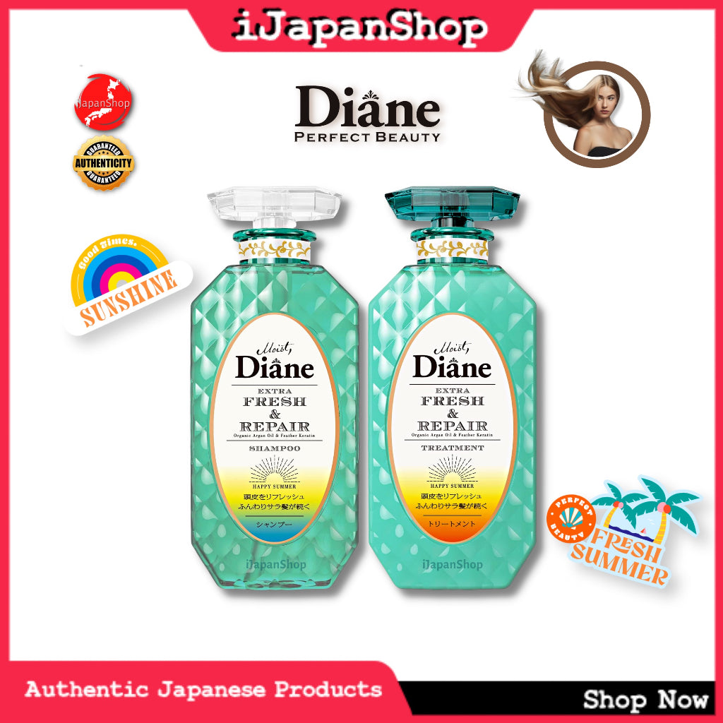 Moist Diane Perfect Beauty Sulfate Free Hair Shampoo and Conditioner Combo 450ml Series